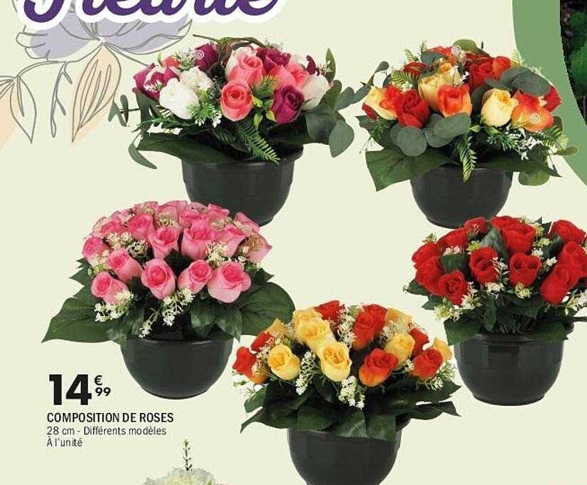 COMPOSITION DE ROSES