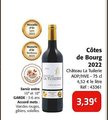 Côtes de Bourg 2022
