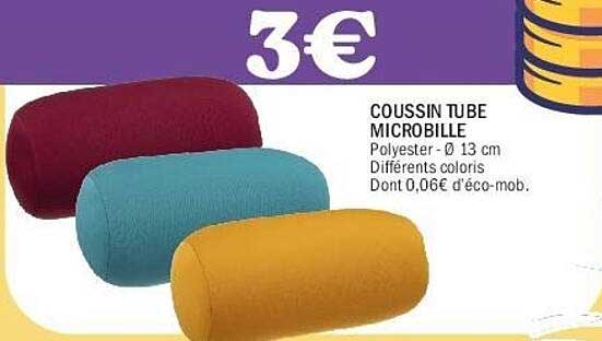 COUSSIN TUBE MICROBILLE