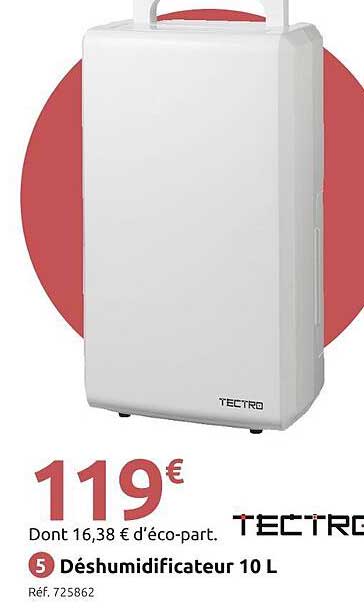 Déshumidificateur 10 L