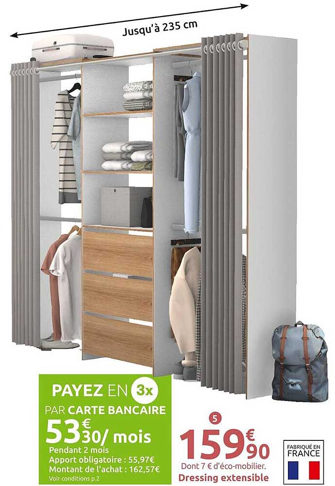 Dressing extensible