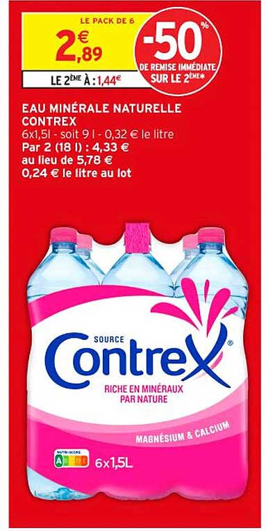 EAU MINÉRALE NATURELLE CONTREX