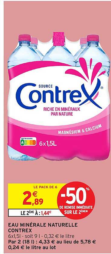 EAU MINÉRALE NATURELLE CONTREX