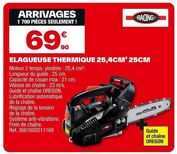 ELAGUEUSE THERMIQUE 25,4CM³ 25CM