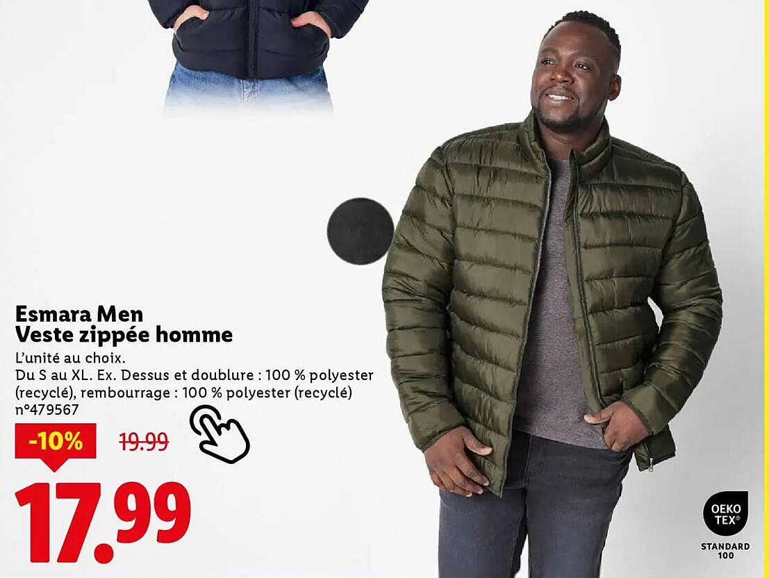 Esmara Men Veste zippée homme