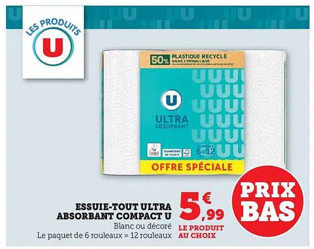 ESSUIE-TOUT ULTRA ABSORBANT COMPACT U