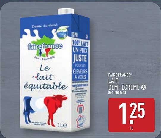 FAIRE FRANCE® LAIT DEMI-ÉCRÉMÉ