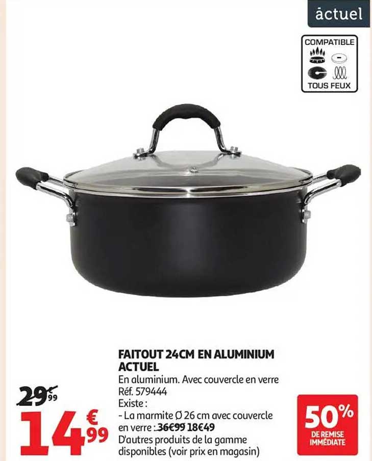 FAITOUT 24CM EN ALUMINIUM ACTUEL