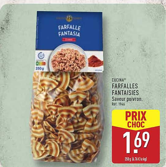 FARFALLES FANTASIES Saveur poivron.