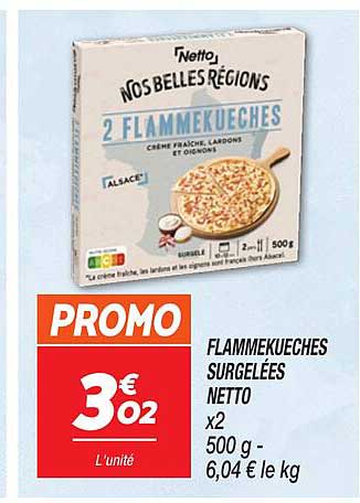 FLAMMEKUECHES SURGELÉES