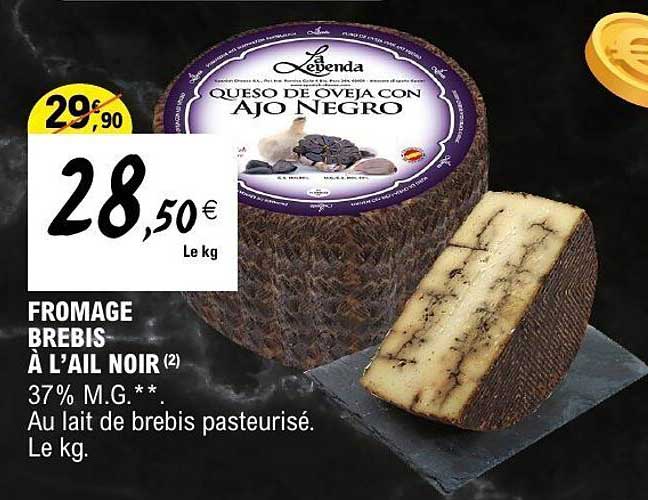 FROMAGE BREBIS À L'AIL NOIR