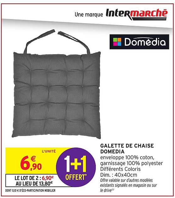 GALETTE DE CHAISE DOMEDIA