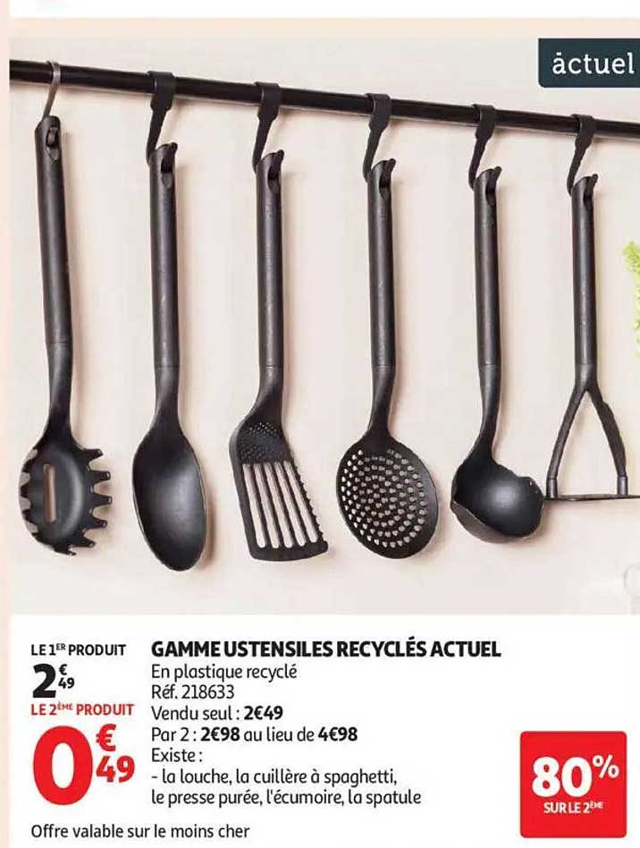 GAMME USTENSILES RECYCLES ACTUEL