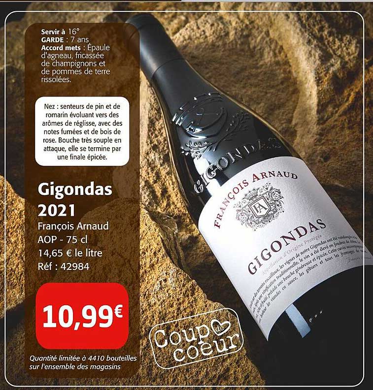 Gigondas 2021 François Arnaud AOP - 75 cl