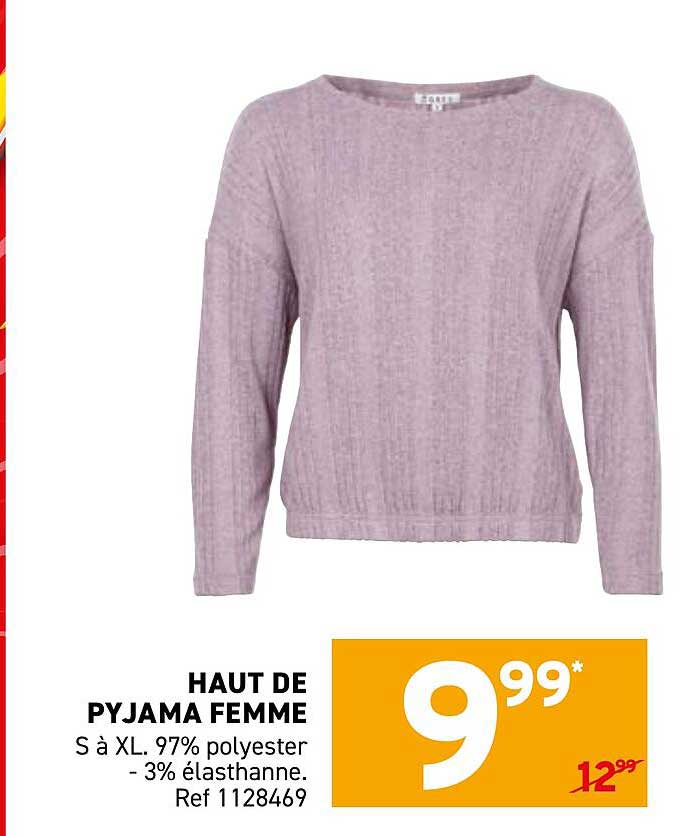HAUT DE PYJAMA FEMME