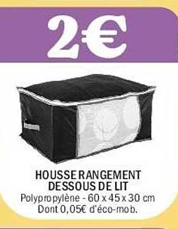 HOUSSE RANGEMENT DESSOUS DE LIT