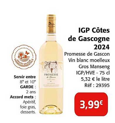 IGP Côtes de Gascogne 2024