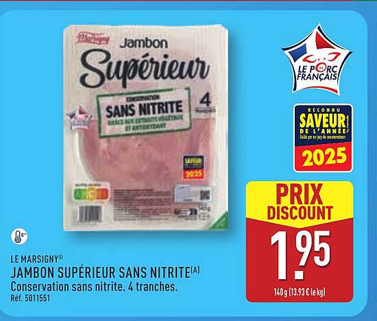 JAMBON SUPÉRIEUR SANS NITRITE