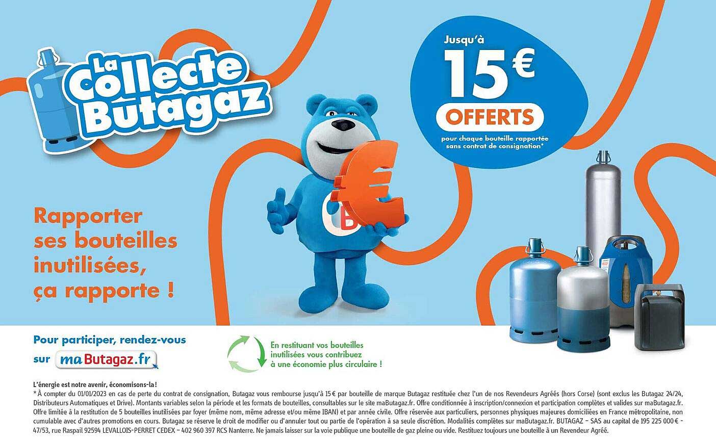 La collecte Butagaz
