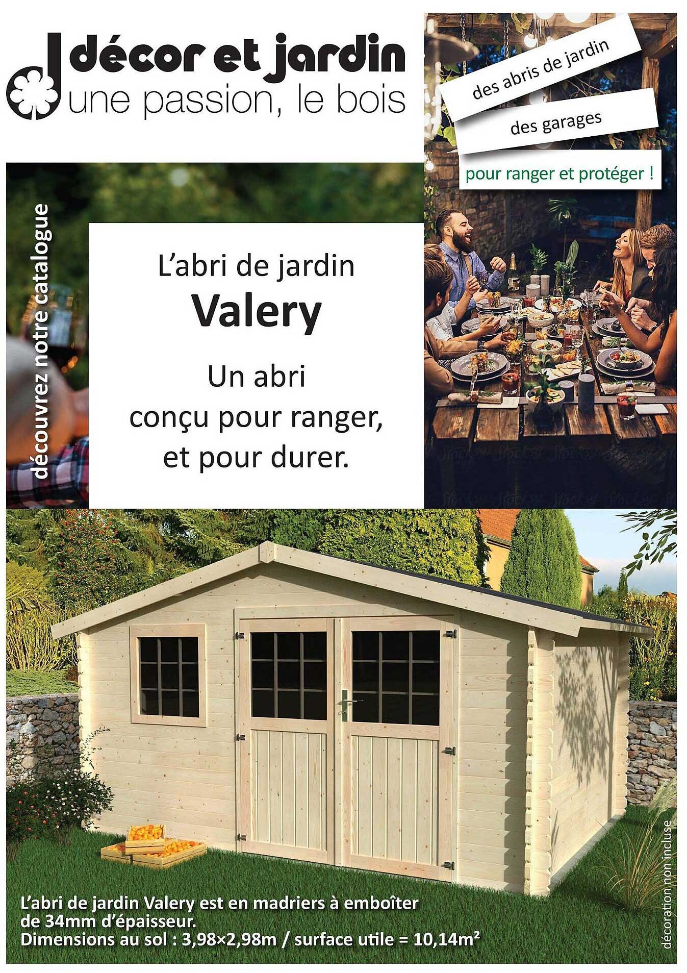 L’abri de jardin Valery