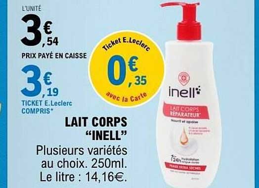 LAIT CORPS "INELL"