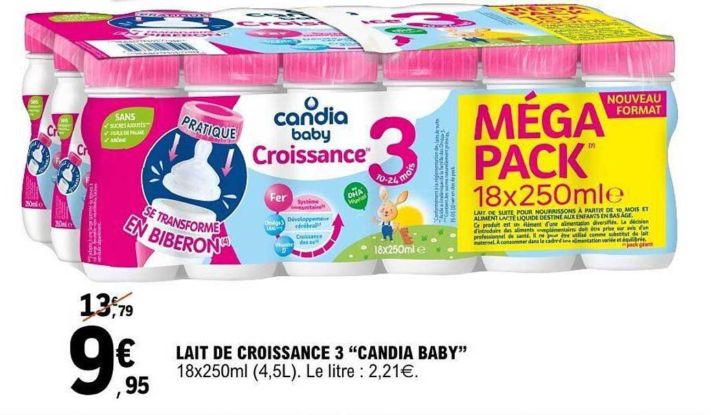 LAIT DE CROISSANCE 3 "CANDIA BABY"
