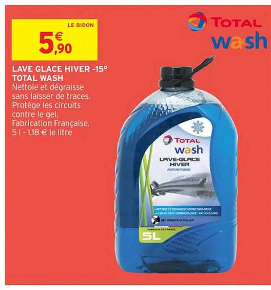 LAVE GLACE HIVER -15° TOTAL WASH