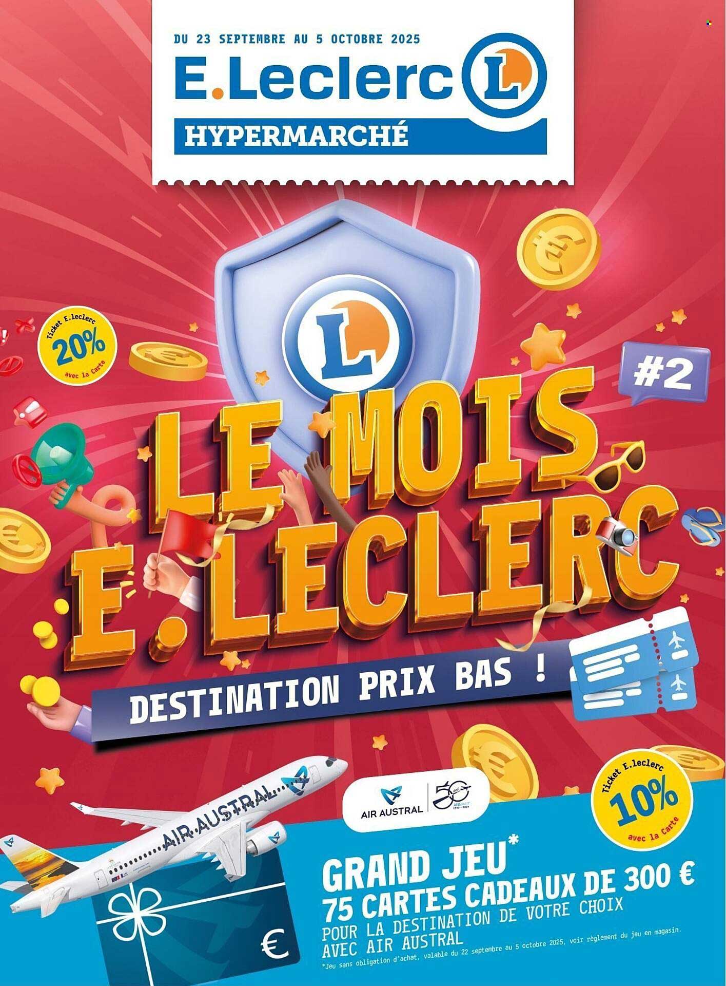 LE MOIS E. LECLERC - DESTINATION PRIX BAS !