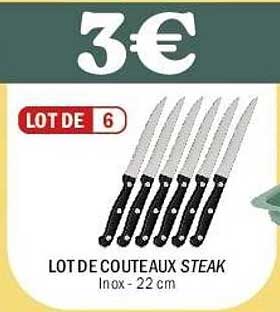 LOT DE COUTEAUX STEAK