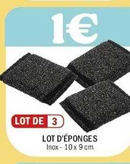 LOT D'ÉPONGES