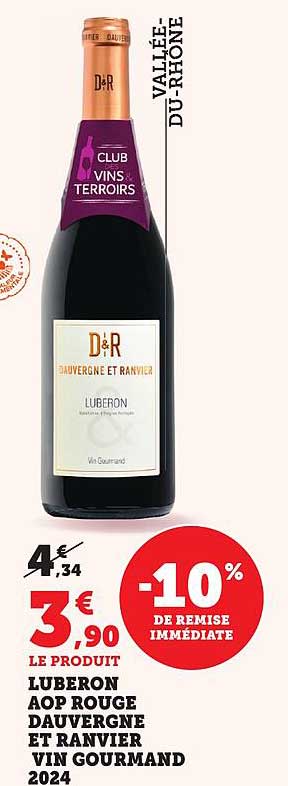 Luberon AOP Rouge Dauvergne et Ranvier