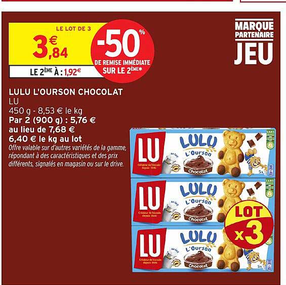 LULU L'OURSON CHOCOLAT