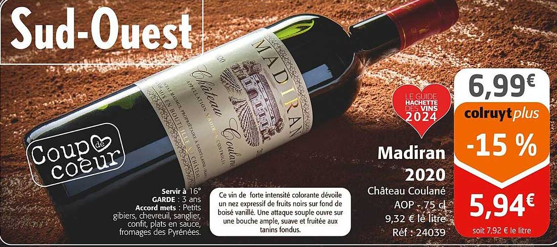 Madiran 2020 Château Coulané