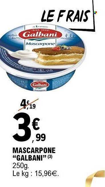 MASCAPONE "GALBANI"