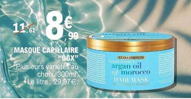 MASQUE CAPILLAIRE "OGX"