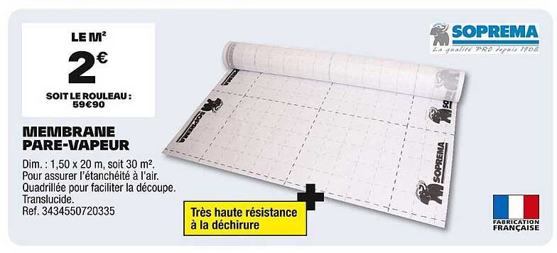 MEMBRANE PARE-VAPEUR