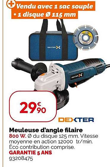 Meuleuse d'angle filaire