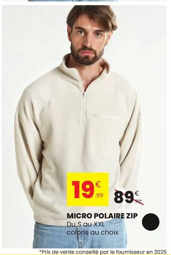 MICRO POLAIRE ZIP