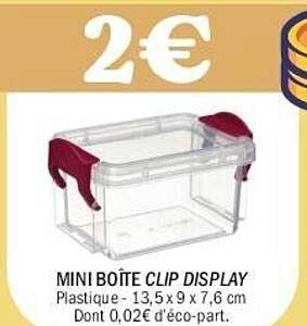 MINI BOÎTE CLIP DISPLAY