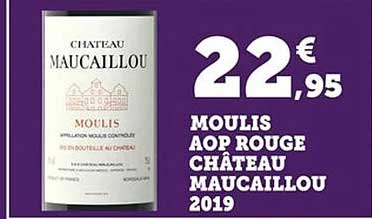 Moulis AOP Rouge Château Maucaillou 2019