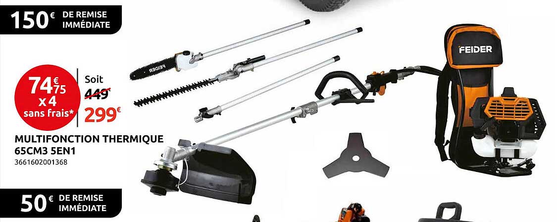 MULTIFONCTION THERMIQUE 65CM3 5EN1