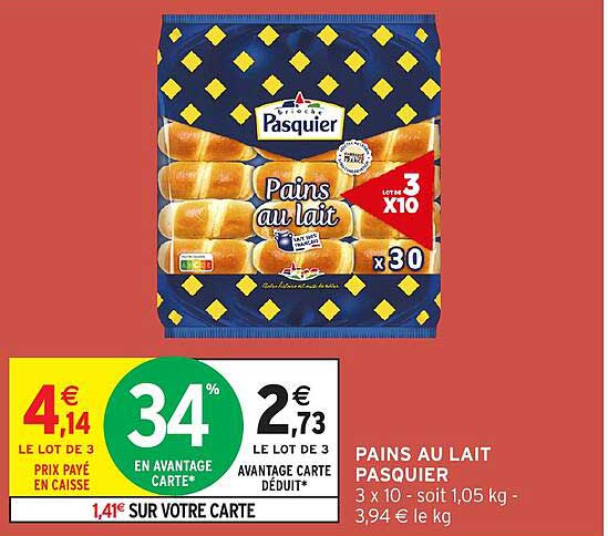 PAINS AU LAIT PASQUIER