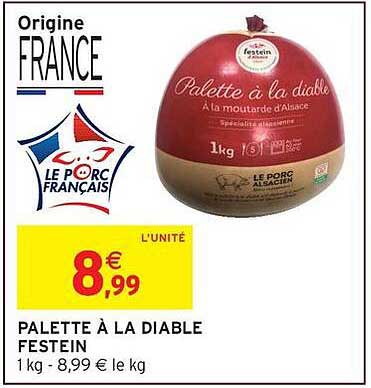 PALETTE À LA DIABLE FESTEIN