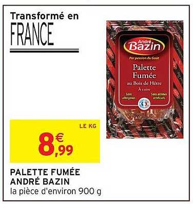 PALETTE FUMÉE ANDRÉ BAZIN