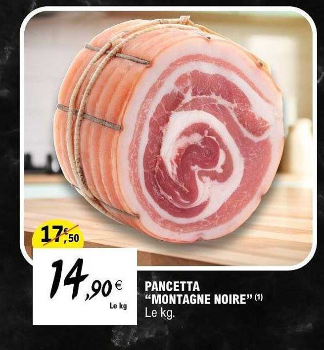 PANCETTA "MONTAGNE NOIRE"