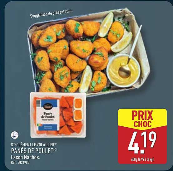 PANÉS DE POULET Façon Nachos
