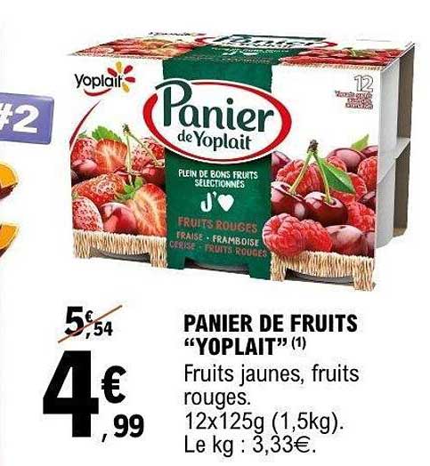 PANIER DE FRUITS “YOPLAIT”