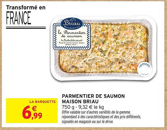 PARMENTIER DE SAUMON MAISON BRIAU