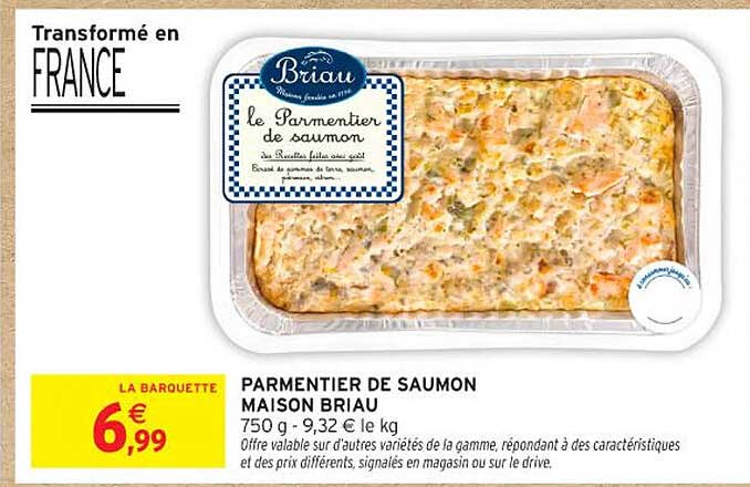Parmentier de saumon Maison Briau