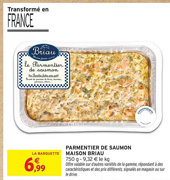 PARMENTIER DE SAUMON MAISON BRIAU